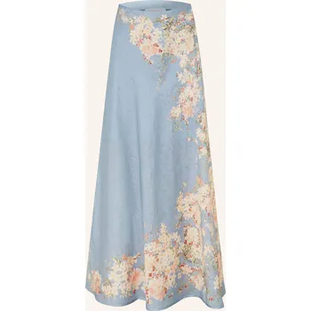 Dámská sukně Zimmermann Dámská Lněná Sukně Cascadian, černošedá / červená...