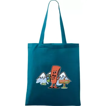 Hřebenová túra - Taška bavlněná - 42 x 38 cm ( Petrolejová )