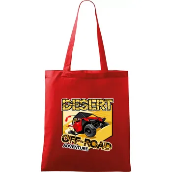 Desert offroad adventure - Taška bavlněná - 42 x 38 cm ( Červená )