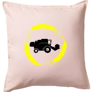 Polštář Kombajn klasy - Polštář 50x50 - 50x50 - Pouze potah ( Světle růžová )