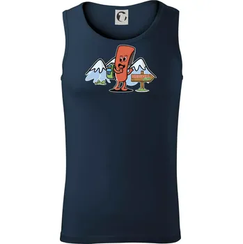 Hřebenová túra - Tílko pánské Core - S ( Námořní modrá (velmi tmavá - téměř černá) )