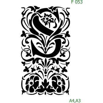 Šablona F 053 - A4 , Nelepící folie