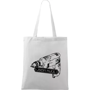 Nákupní taška Jsem kutil - Taška bavlněná - 42 x 38 cm ( Bílá )