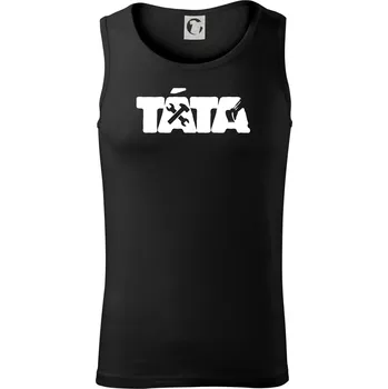 Pánské termoprádlo Táta nápis - bagrista - Tílko pánské Core - XL ( Černá )