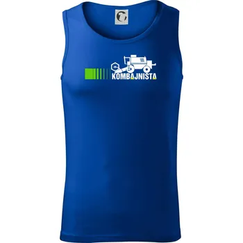 Kombajnista zelená a žlutá - Tílko pánské Core - 2XL ( Královská modrá )
