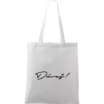 Řekni to - Dávej - Taška bavlněná - 42 x 38 cm ( Bílá )