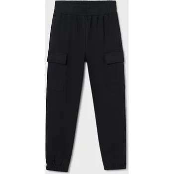 Chlapecké kalhoty Chlapecké teplákové cargo kalhoty Mayoral 7578 černé barva: černá, Rozměr: 140 (10 let)