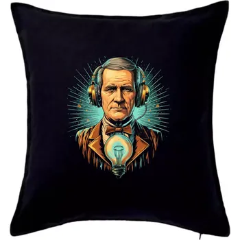 Polštář Edison DJ - Polštář 50x50 - 50x50 - Pouze potah ( Černá )