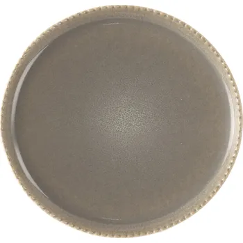 Talíř Clay - II.jakost Keramický dezertní talíř Serena Sand ø 21,5 cm, šedobéžový