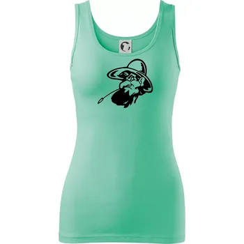 Dámské tričko Zapšklý farmář - Dámské tílko - S ( Mátová )