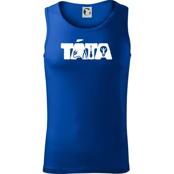 Táta nápis - elektrikář - Tílko pánské Core - 2XL ( Královská modrá )