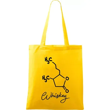 Barová chemie - whiskey - Taška bavlněná - 42 x 38 cm ( Žlutá )