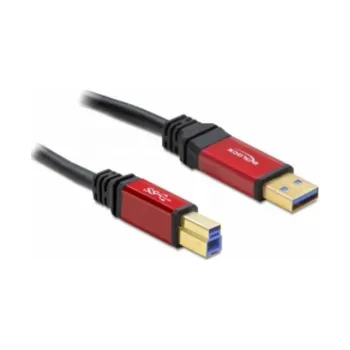 Datový kabel Delock kabel USB 3.0 typ A samec > USB 3.0 typ B samec 5 m Premium