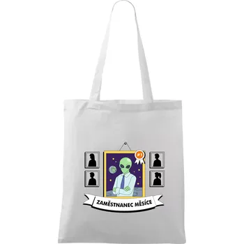 Zaměstnanec měsíce - Taška bavlněná - 42 x 38 cm ( Bílá )