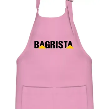 Kuchyňská zástěra Bagrista nápis - Dětská zástěra na vaření - Univerzální velikost ( Růžová )
