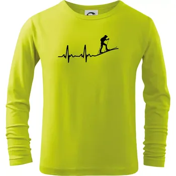 EKG skialpinismus - Triko dětské Long Sleeve - 146 cm/10 let ( Limetková )