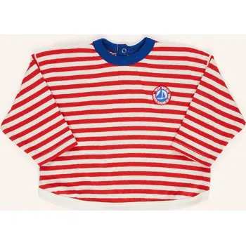 Pánské tričko Petit Bateau Tričko S Dlouhým Rukávem pro miminko, bílá /...