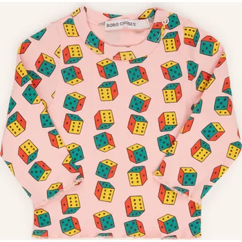 Bobo Choses Tričko S Dlouhým Rukávem pro miminko, růžová, 86