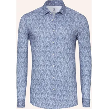 Pánská košile Desoto Pánská Žerzejová Košile Slim Fit, tmavě modrá / modrá, 46