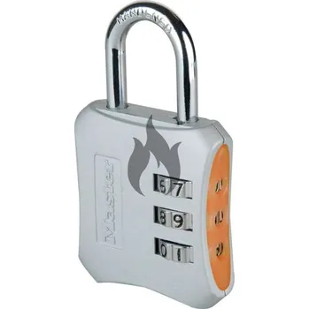 Master Lock 654EURD designový kombinační visací zámek - oranžový