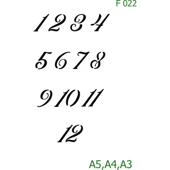 Šablona F 022 - A5 , Lepící fólie