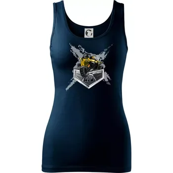 Dámské tričko ATV Buggy splash - Dámské tílko - S ( Námořní modrá (velmi tmavá - téměř černá) )