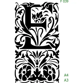 Šablona F 039 - A4 , Nelepící folie