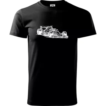 Formule v závodě - Triko extra velké (5-8XL) - 7XL ( Černá )