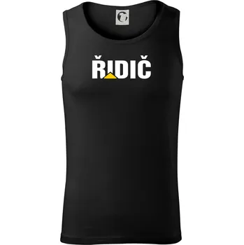 Řidič nápis - Tílko pánské Core - M ( Černá )