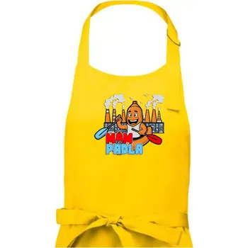 Kuchyňská zástěra Mám pádla - Pánská zástěra na vaření - Univerzální velikost ( Žlutá )