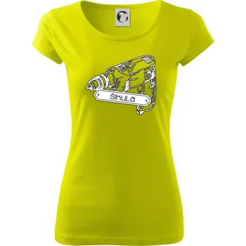 Šikula vrtačka - Dámské triko Pure - XS ( Limetková )