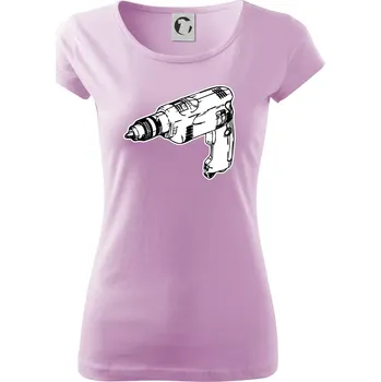 Dámské tričko Vrtačka kreslená - Dámské triko Pure - XS ( Orchid )