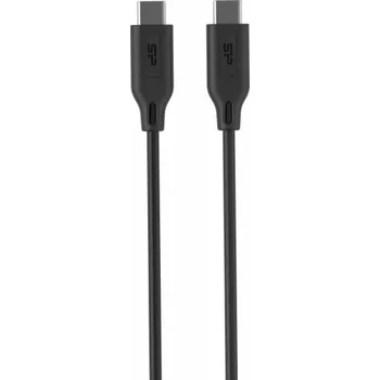 Datový kabel Silicon Power Boost Link PVC LK15CC USB cable 1 m USB-C - USB-C Black