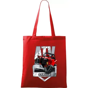 ATV garage - Taška bavlněná - 42 x 38 cm ( Červená )