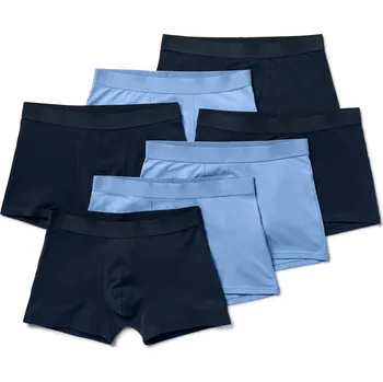 Boxerky 706602 - Tchibo - Boxerky 7 ks - pro muže - vel. XL/7 - barva: modrá
