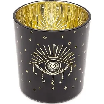 Svícen Skleněný držák na svíčku Oko Prozřetelnosti 1ks