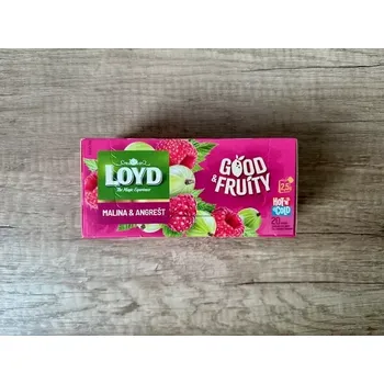 Čaj Loyd čaj Good & Fruity Malina & Angrešt 50g (20x2.5g)