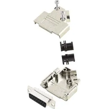 Video redukce Sada konektorů D-Sub, řada: D45PK-M, počet kontaktů: 25, orientace těla: Zkosený, Sada zástrčkového konektoru D-Sub,