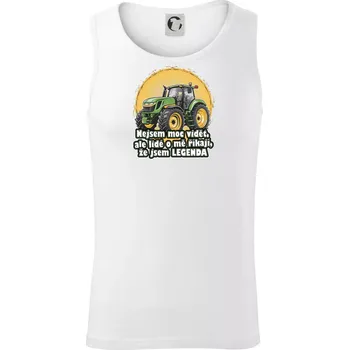 Legenda traktor - Tílko pánské Core - S ( Bílá )