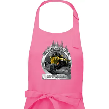 Kuchyňská zástěra ATV Bush Adventure - Dámská zástěra na vaření - Univerzální velikost ( Růžová )