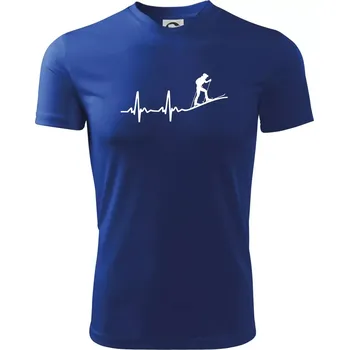 Pánská móda EKG skialpinismus - Pánské triko Fantasy sportovní (dresovina) - L ( Královská modrá )