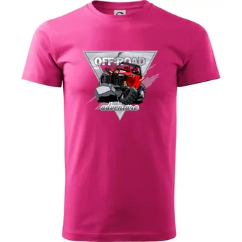 Pánská móda ATV adventure buggy - Klasické pánské triko vyšší gramáže - M ( Purpurová )