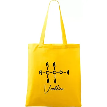 Barová chemie - vodka - Taška bavlněná - 42 x 38 cm ( Žlutá )