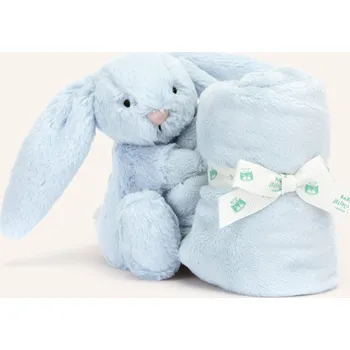 Hračka Jellycat Muchláček Bashful Blue Bunny, tmavě modrá