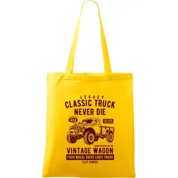 Classic Truck - Taška bavlněná - 42 x 38 cm ( Žlutá )