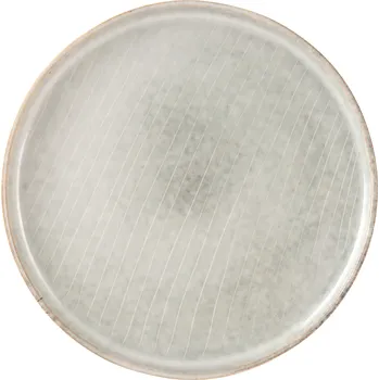 Talíř Clay - II.jakost Keramický mělký talíř Calma ø 28 cm, krémově šedý