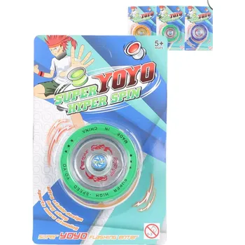 Jojo Jojo plastové-super yoyo hyper spin zelené