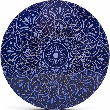 Nefertitis Sada 6 Feng Shui podtácků Modrá mandala Podtácky