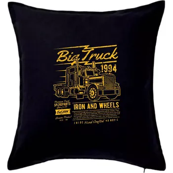 Polštář Big Truck 2 - Polštář 50x50 - 50x50 - Pouze potah ( Černá )