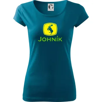 Johník - Dámské triko Pure - XL ( Petrolejová )